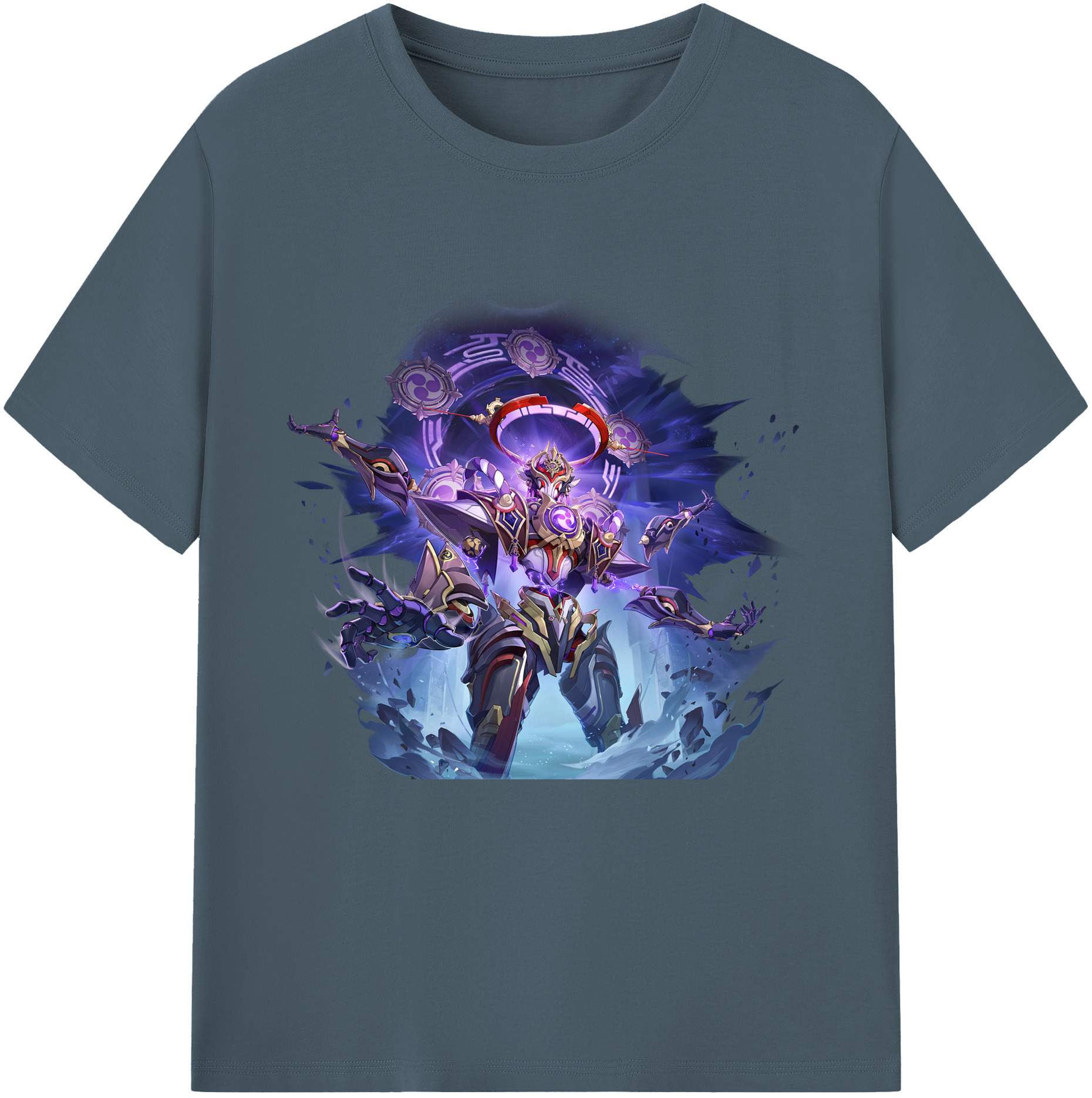 げんし神 さんペい genshin Sanpei 綿100％半袖Tシャツ（フロントプリント）